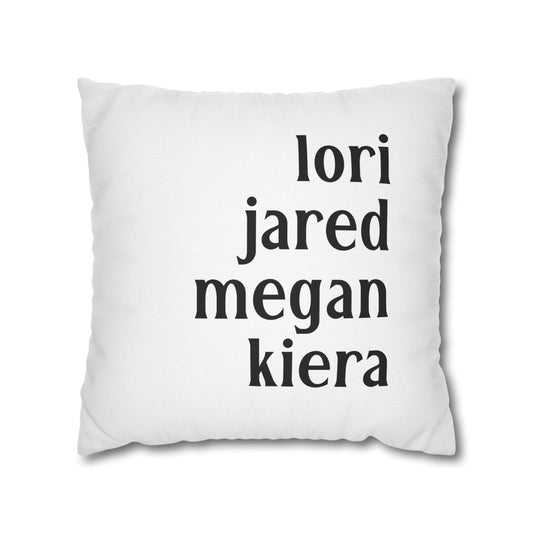 The Layered Mom - Personalized Pillow Case