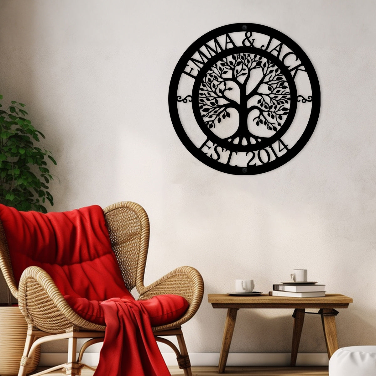 Branching Out - Personalized Metal Sign