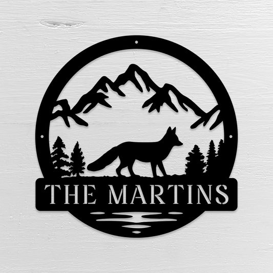 Foxy and Fearless - Personalized Metal Sign