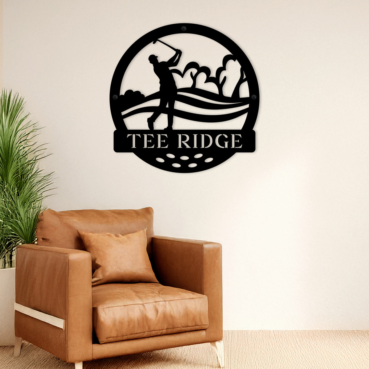 Tee Time - Personalized Metal Sign