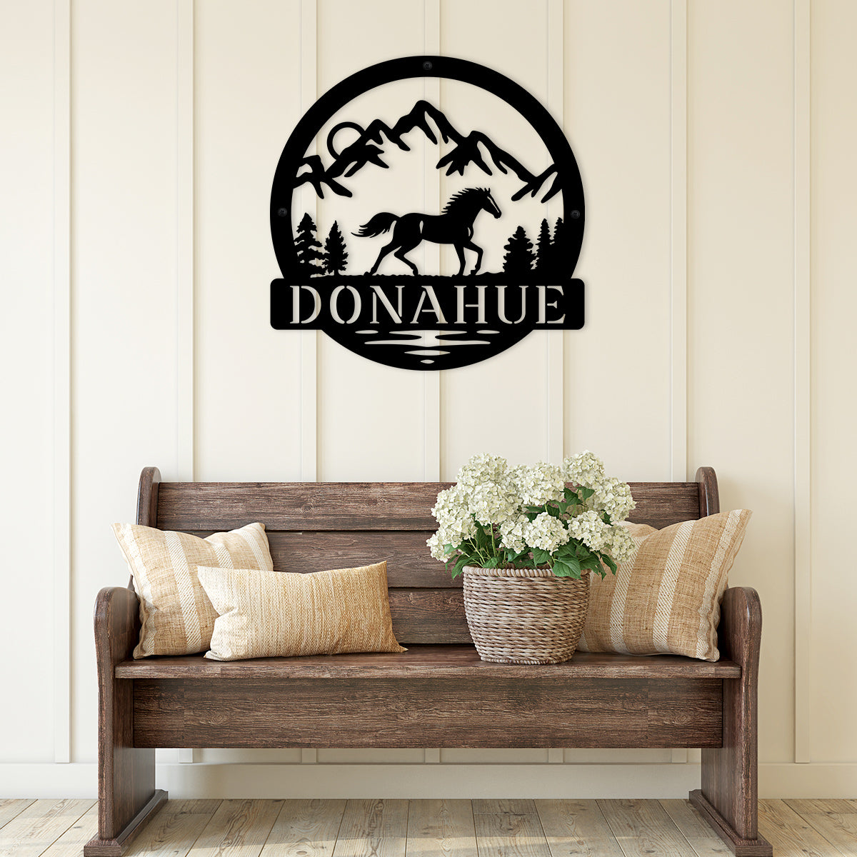 Wild and Free - Untamed Beauty - Personalized Metal Sign
