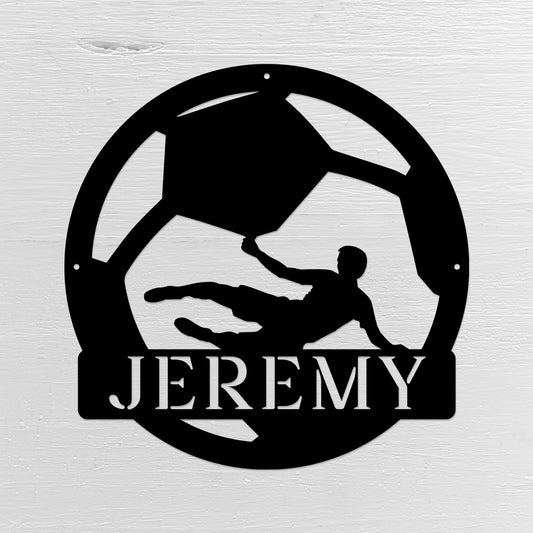 Chase the Goal - Personalized Metal Sign