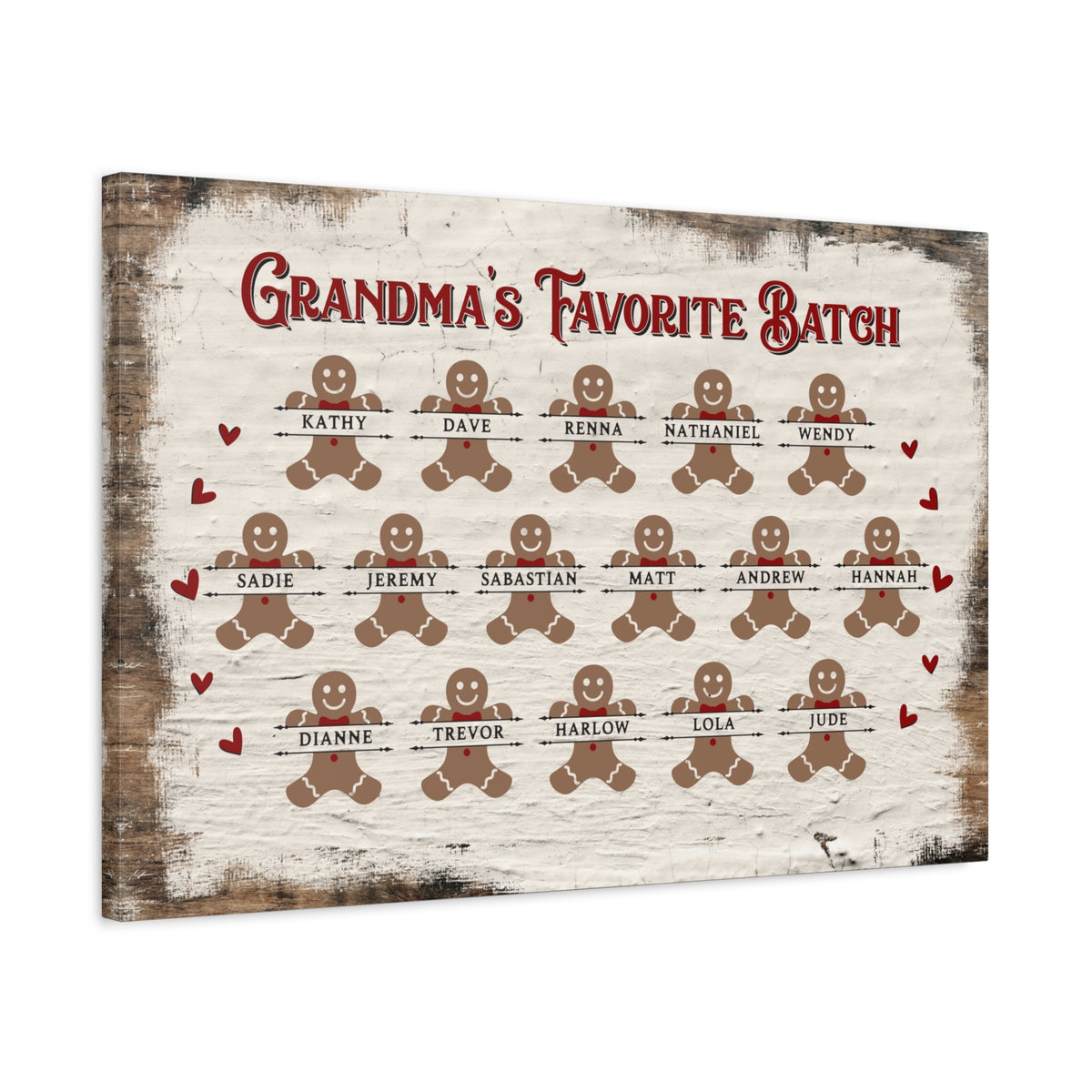 Grandma's Favorite Batch | Personalized Gift | Add 13-18 Names