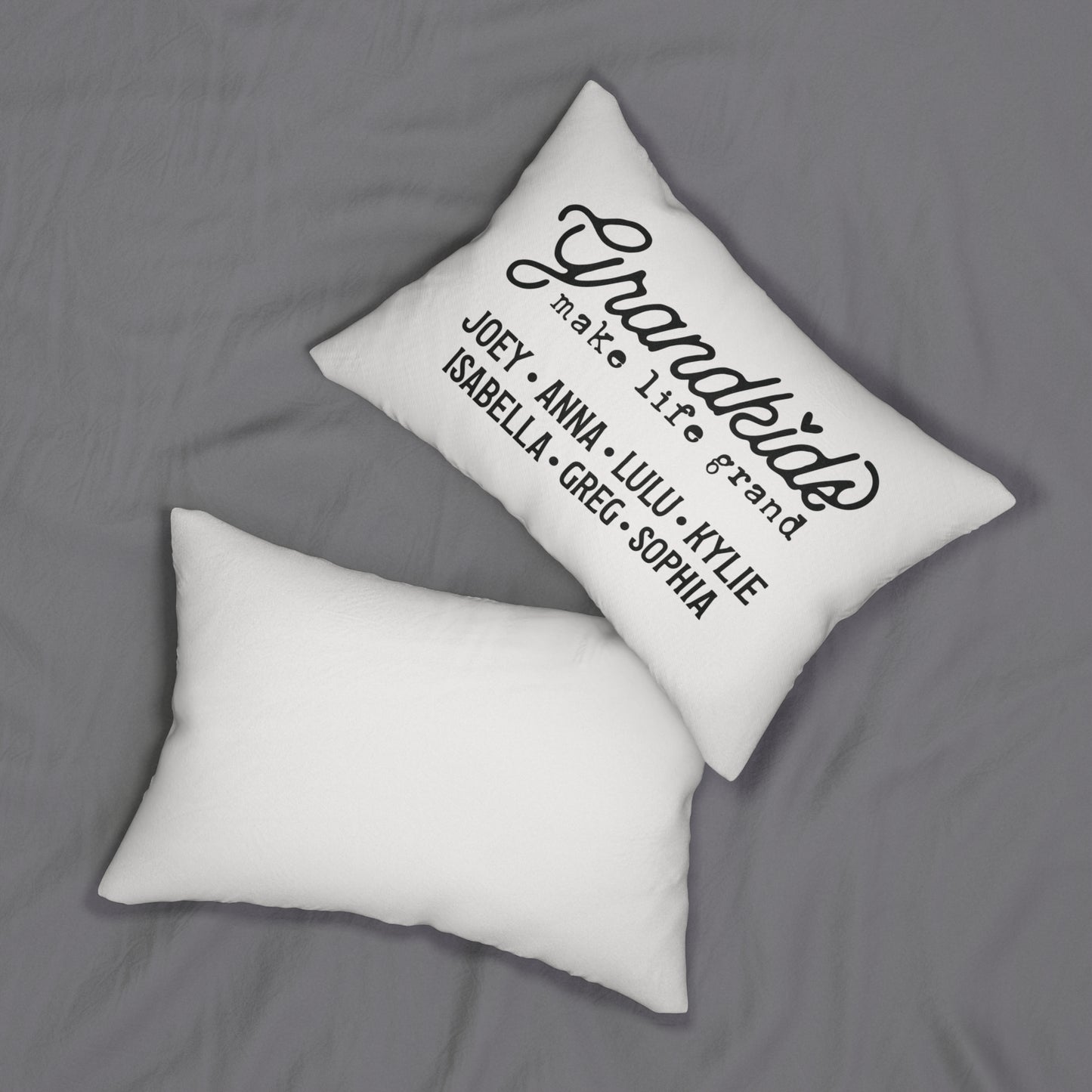 Grandkids Make Life Grand - Personalized Pillow