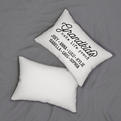 Grandkids Make Life Grand - Personalized Pillow