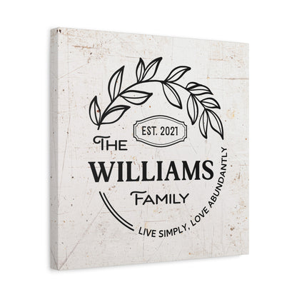 ~Circle of Life~ Personalized Canvas