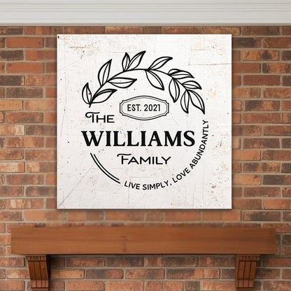 ~Circle of Life~ Personalized Canvas