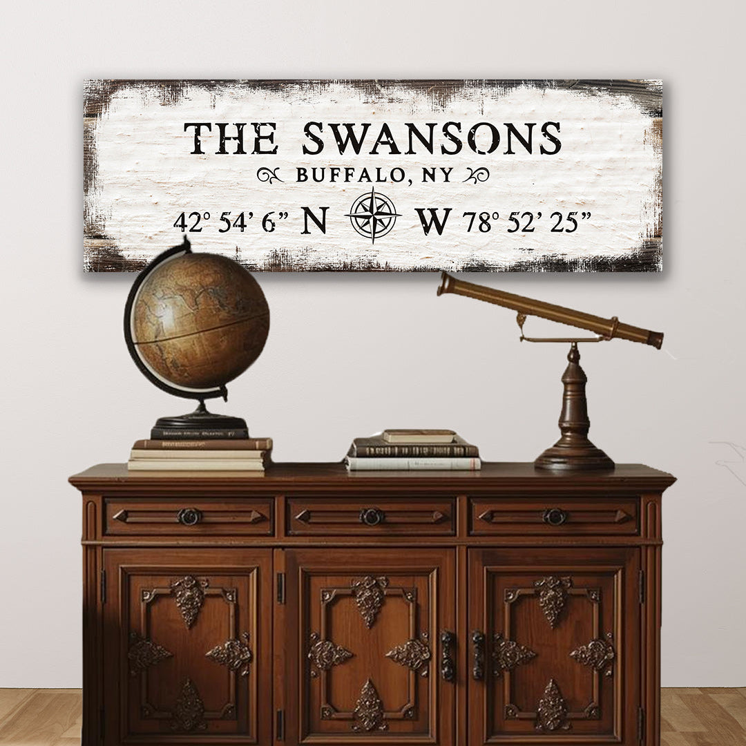 ~Family Coordinates~ Custom Latitude & Longitude