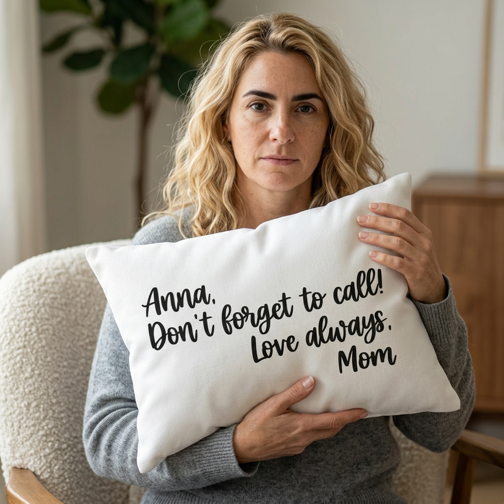 Don't Forget to Call - Personalized Pillow