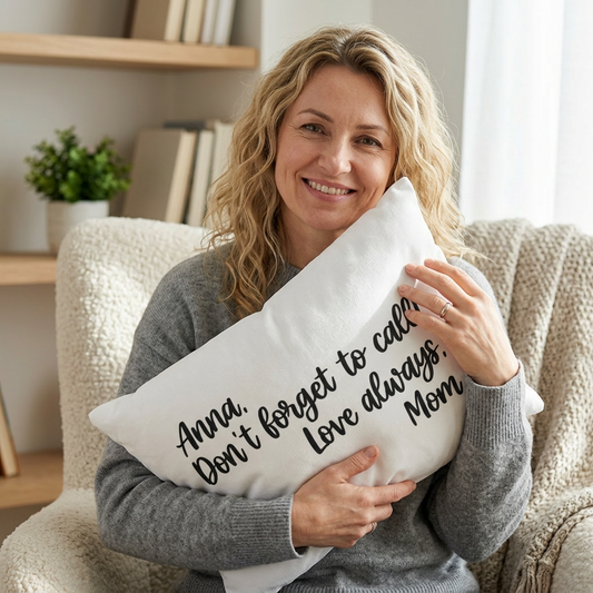 Don't Forget to Call - Personalized Pillow