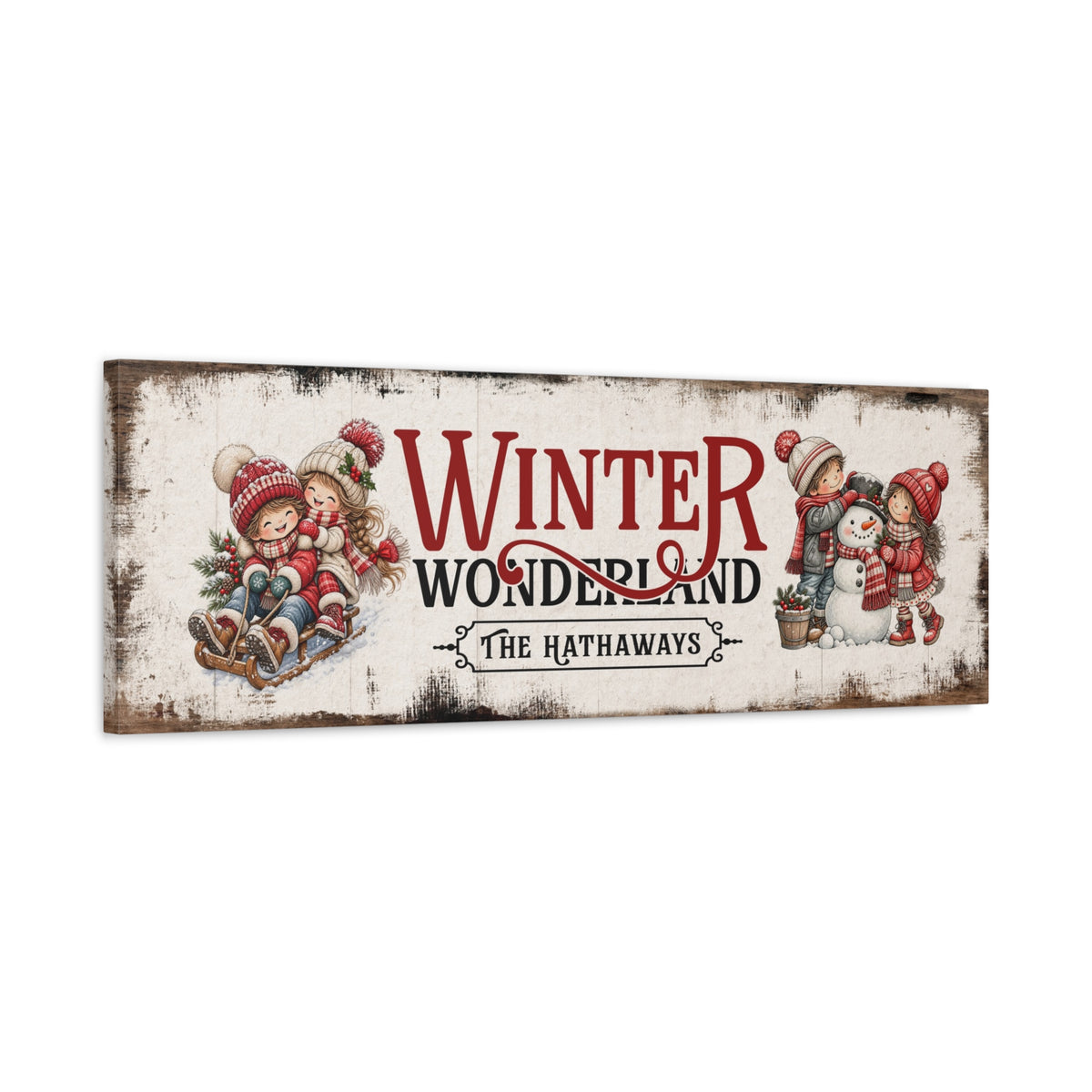Winter Wonderland | Personalized Holiday Canvas