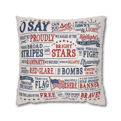 Star Spangled Banner Pillow Case