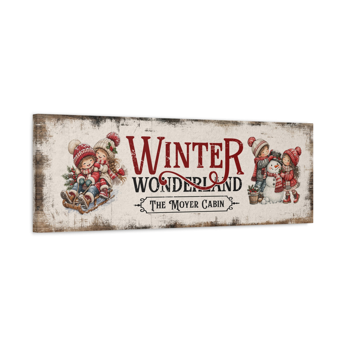 Winter Wonderland | Personalized Holiday Canvas