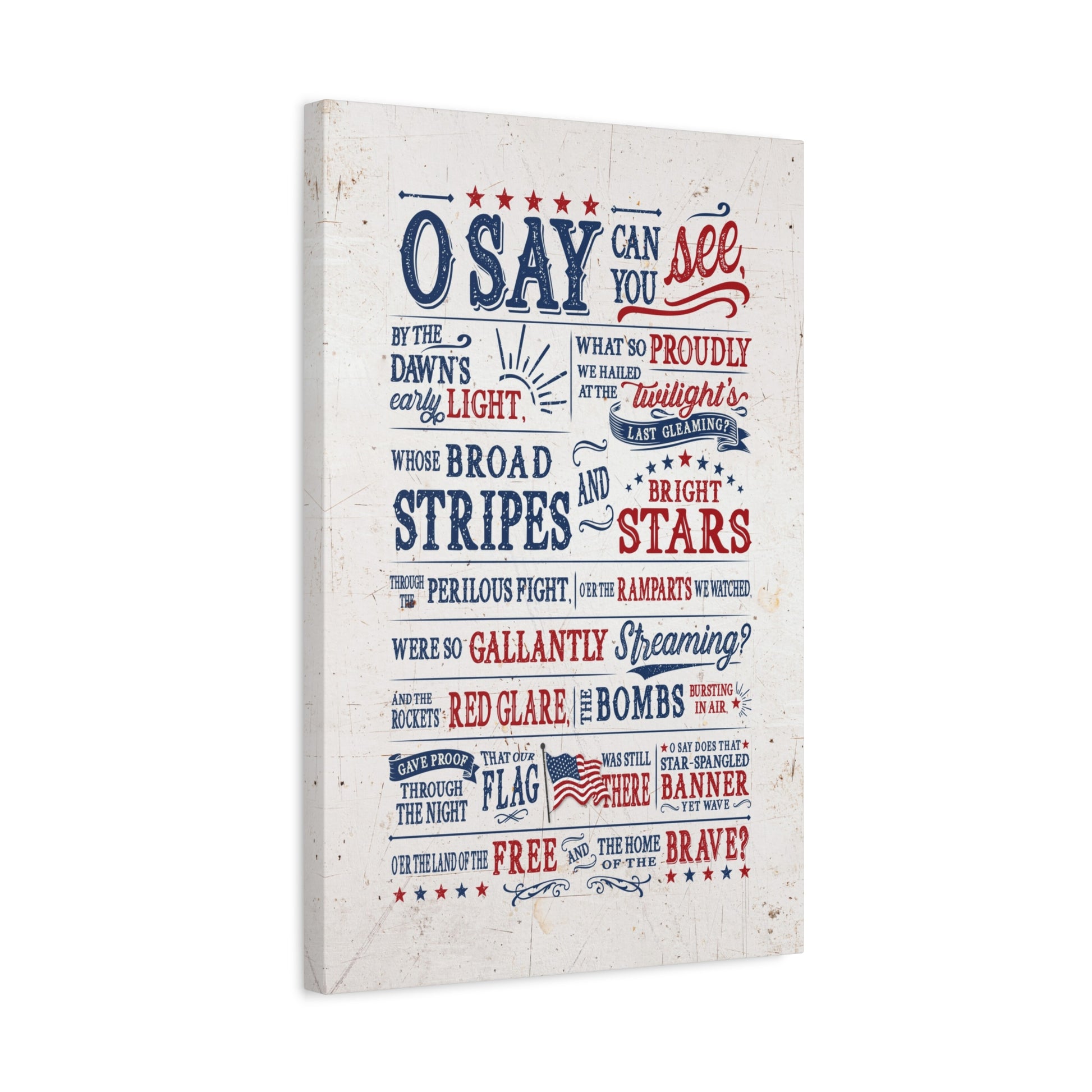 Star Spangled Banner Canvas