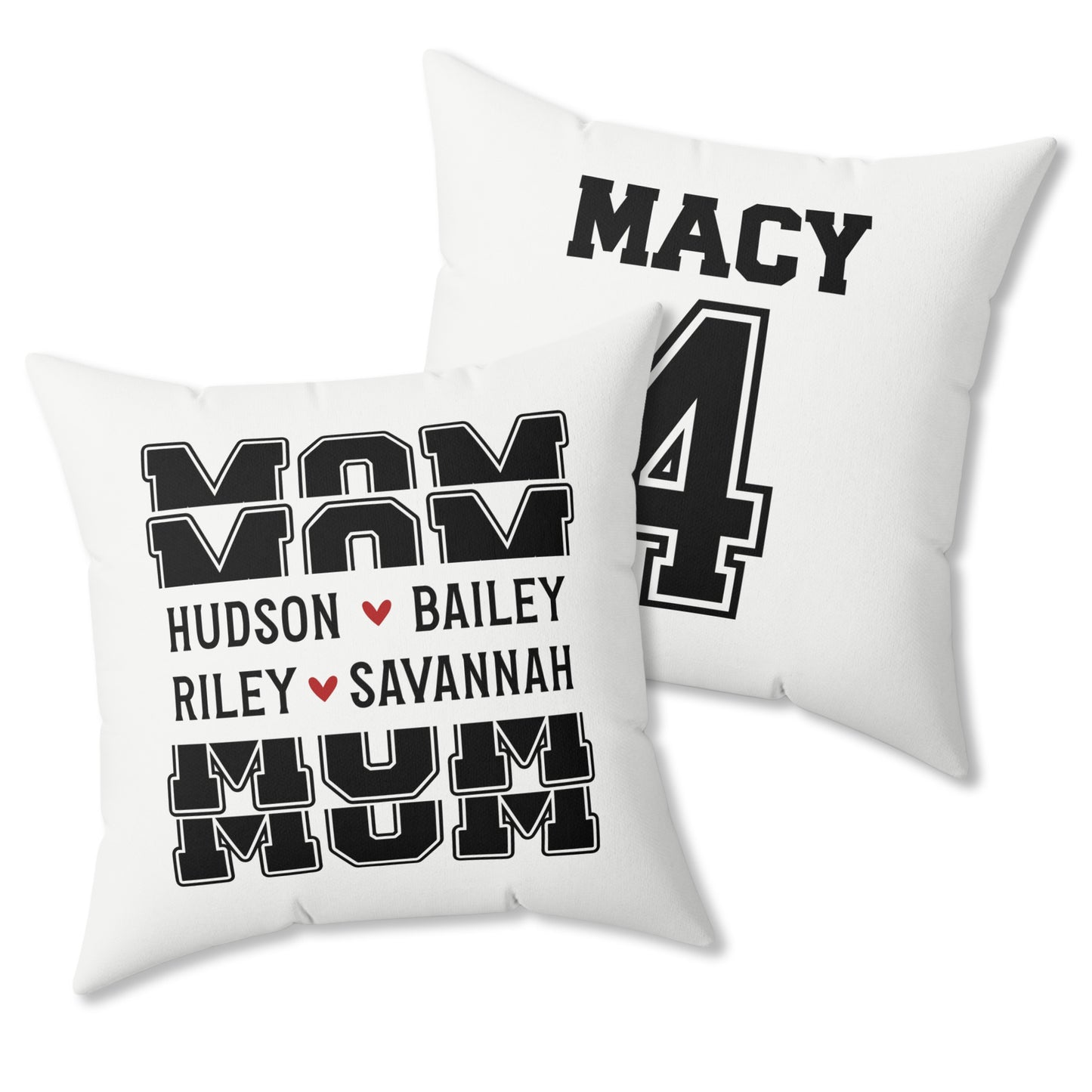 Sports Mom Gifts - Personalized Pillow