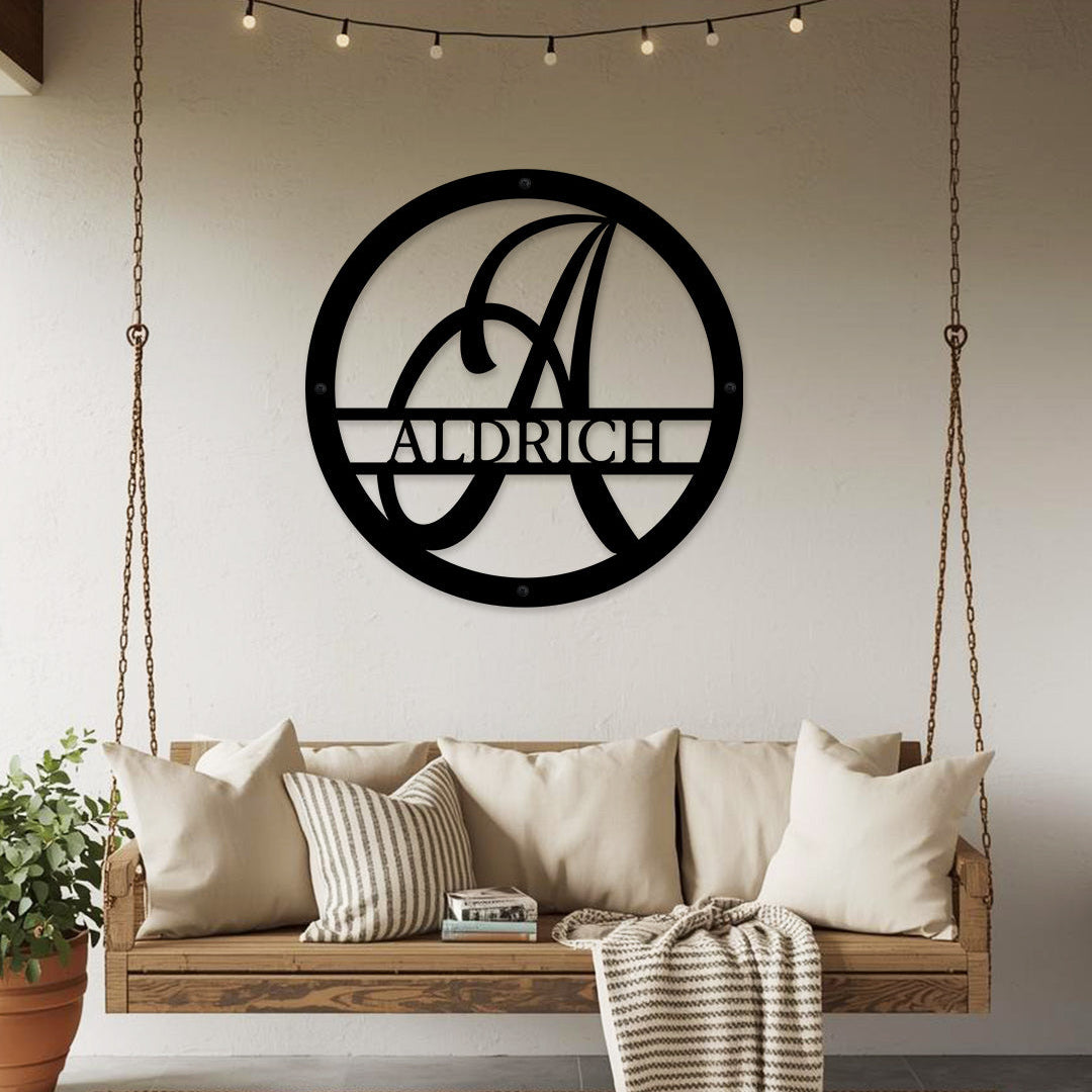 Metal Monogram - Simply H.I.P