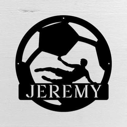 Chase the Goal - Personalized Metal Sign