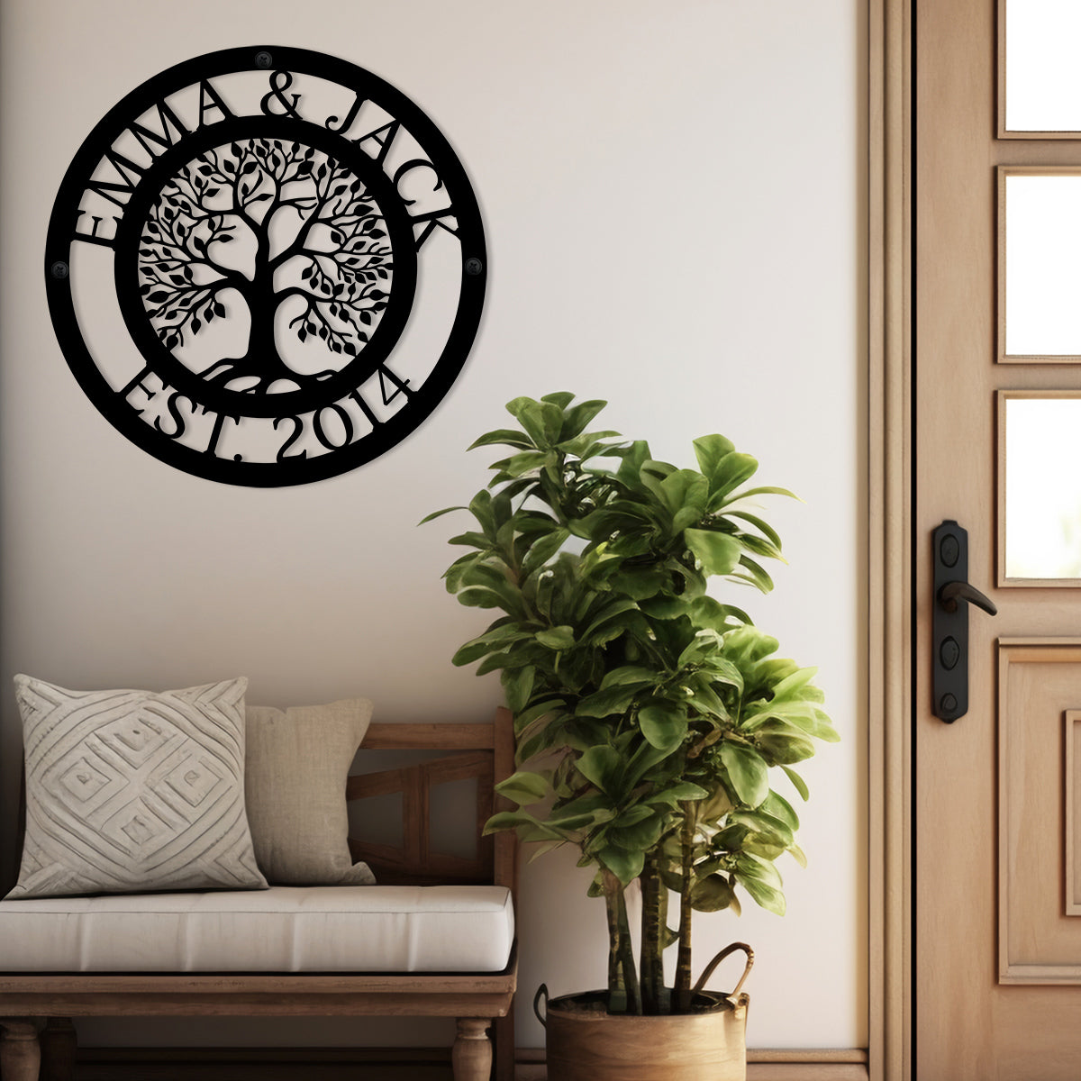 Tree of Life - Personalized Metal Sign