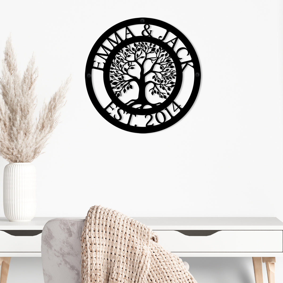 Tree of Life - Personalized Metal Sign