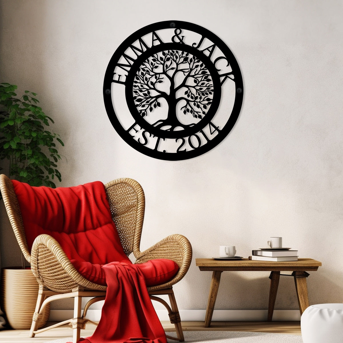 Tree of Life - Personalized Metal Sign